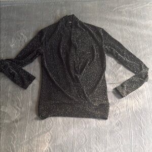 Express Black V-Neck Sweater Timeless Knit Design